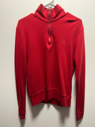 Giacca uomo piccola Burberry Brit quarto rosso cerniera