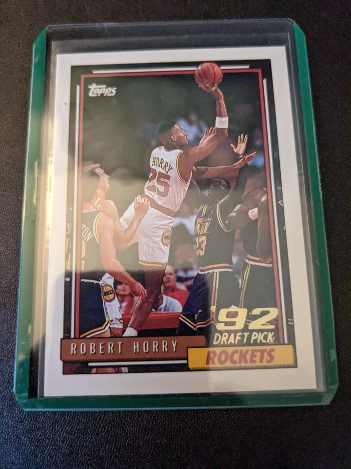 Paquete Topps 1992-93 nuevo como nuevo Robert Horry Houston Rockets novato radiocontrol Foto 1 de 1