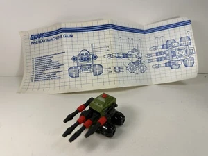 Ametralladora Pac Rat 1983 vintage Hasbro GIJoe ARAH falta control remoto - Imagen 1 de 4