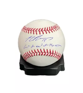 MAX MUNCY DODGERS WS CHAMPION SIGNED MLB BASEBALL "GET IT OUT OF THE OCEAN" PSA - Picture 1 of 4