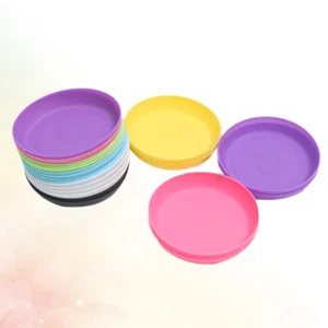 20 Pcs Succulent Plant Pot Plastic Saucer Tray Flower Base Plants Pots - Picture 1 of 11