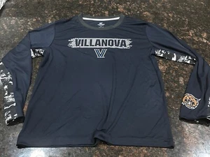 NWT Boys Youth Villanova Wildcats Navy LS Tshirt Extra Large Sz 20 Perf T-Shirt - Picture 1 of 8