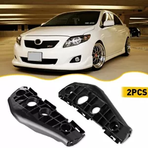 For 2009-2010 Toyota Corolla Black Bumper Mount Bracket Holder Car Accessories - Foto 1 di 12