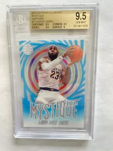 Lebron James SP 2019-20 Panini Illusions #7 Mystique Sapphire Grade 9.5 Gem Mint - Picture 1 of 2