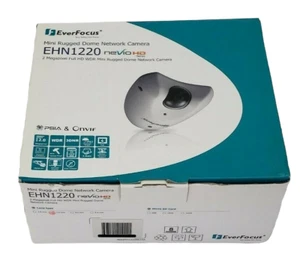 EverFocus - 2 Megapixel Full HD WDR Mini Rugged Dome Netzwerkkamera - EHN1220/N3 - Bild 1 von 8