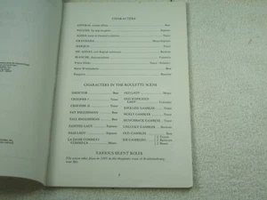 The Gambler (LE JOUEUR) Opera In Four Acts And Six Scenes ~ Sergio Prokofieff - Imagen 1 de 2