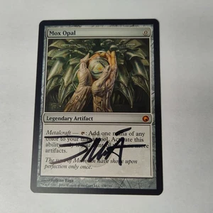 MTG Mox Opal Scars of Mirrodin - Signed by Artist Volkan Baga - Picture 1 of 2