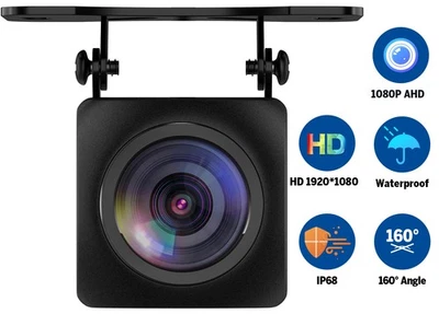 Car 1080P AHD Waterproof Parking Reverse Rear Camera High Definition Wide Angle - Image 1 of 4