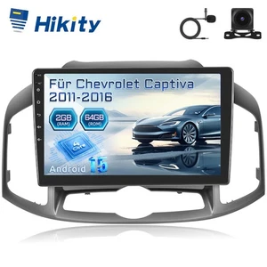 10'' 64GB Android 15 Autoradio GPS Navi 64G Für Chevrolet Captiva 2011-2016 KAM - Bild 1 von 15