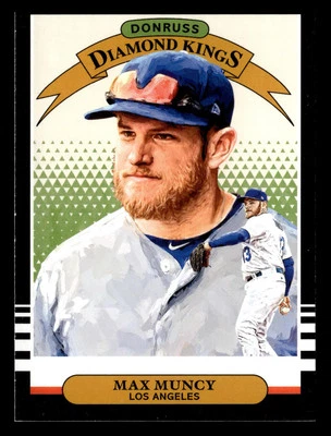Max Muncy 2019 Donruss #26 Los Angeles Dodgers DIAMOND KINGS - Image 1 of 2