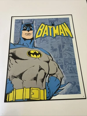 New DC Comics Batman Retro Panels Decorative Metal Tin Sign #1401 - image 1 of 4