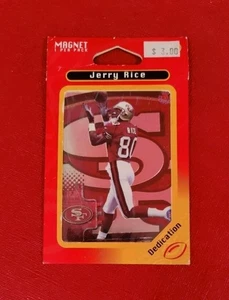 1997 Crown Pro Magnet #S5 Jerry Rice 49ers Original Packaging Sealed - Picture 1 of 2