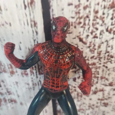 Burger King Spiderman 2004 2 niños juguete de comida Tobey Maguire Marvel Spidey Foto 1 de 4