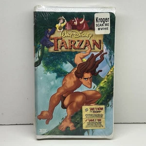 Tarzan - New & Sealed! VHS 1999 Disney Video Tape Movie Hype Stickers Clamshell - Bild 1 von 12