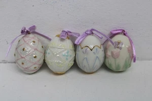 (4) Lenox Osterbaum Miniatur Ornamente Eier - Bild 1 von 6