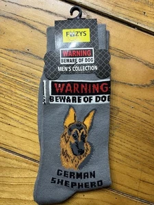 NUEVO Calcetines Foozys Pastor Alemán Perro Canino Adulto Talla Única - Imagen 1 de 2