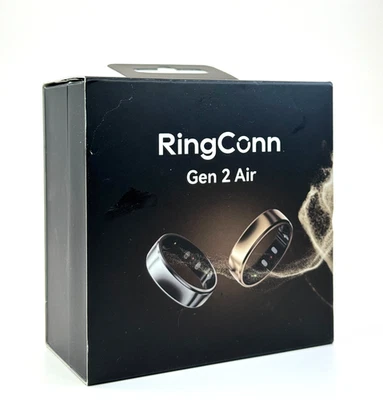 Anillo inteligente Ring Conn Gen 2 Air ultrafino AI duración de la batería de 10 días nuevo tamaño 9 Foto 1 de 4