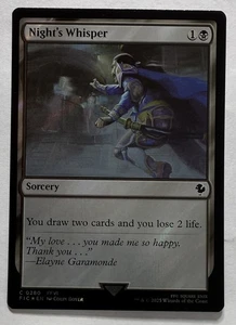 Night's Whisper (Surge Foil) #280 (NM) Final Fantasy FIC Magic MTG - Picture 1 of 2