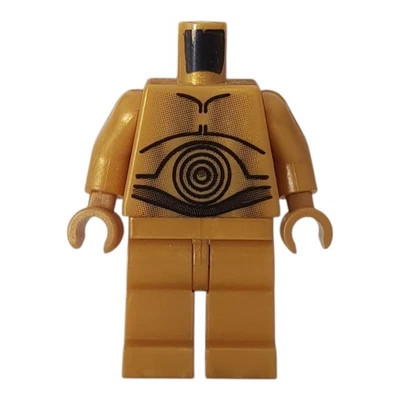 LEGO Star Wars C-3PO Minifigur sw0161a unvollständig – Kopf fehlt - Bild 1 von 2