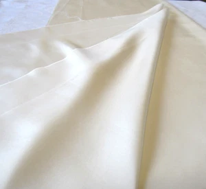 3 Pezzi Tessuto Fodera Kimono Giapponese Bianco Perla Iromuji Così Morbido 100% Seta #I-75 - Foto 1 di 4