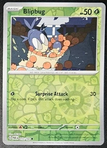Blipbug 010/182 2023 Pokemon Scarlet & Violet Paradox Rift Reverse Holo - Picture 1 of 2