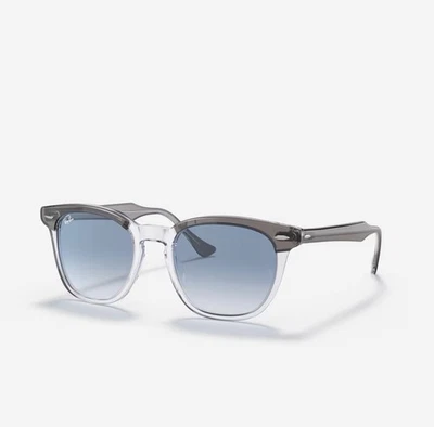 Ray Ban Hawkeye Transparente Azul Gris Sobre Gafas Transparentes. RB2298F Foto 1 de 4