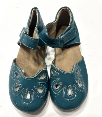 Zapatos Livie and Luca para niñas pequeñas talla 10 pétalos verde azulado Foto 1 de 4