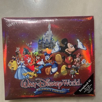 Walt Disney World Celebrate Everyday Red Scrapbook Kit 8x 8 Brand New - Image 1 of 4