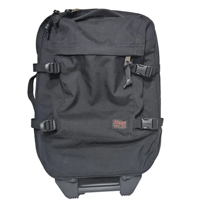 Filson Dryden Black 22” Carry On 2-Wheel Luggage Rolling Suitcase - Image 1 of 4