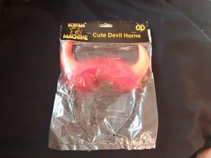 Cute Red Devil Satan Halloween Horns Head Gear Dress Up Party Davies Products - Picture 1 of 2