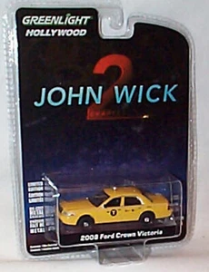 Greenlight 1/64 Scale 44790F 2008 Ford Crown Victoria John Wick 2 Taxi New pack - Picture 1 of 2