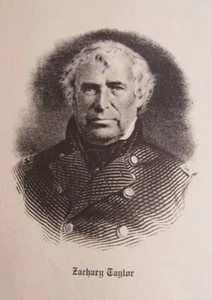 ZACHARY TAYLOR VINTAGE PRESIDENT PRINT -LOOKS LIKE LITHOGRAPH- NICE BUY IT NOW!! - Picture 1 of 3