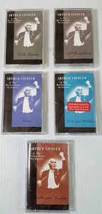 5 Arthur Fiedler & The Boston Pops Orchestra Cassettes SEALED 1 opened - Picture 1 of 11