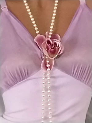 Винтажный шелковистый DBL нейлона чистый шифона DBL OMBRE розовый фиолетовый OPERA платье скольжения офиса - Изображение 1 из 4