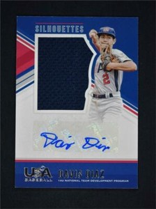 2018 Stars & Stripes 14U Jersey Signatures Auto #113 Davis Diaz /99