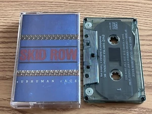 Skid Row Subhuman Race Cassette Tape (1st Thailand 1995) Heavy Glam Metal 90s - Picture 1 of 3