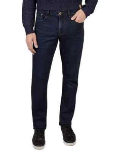Weatherproof Vintage Men's Lined Stretch Blue Jeans, 12W/30L - Picture 1 of 5