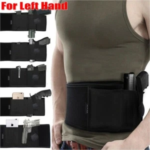 Belly Band Holster Concealed Left Hand Carry Gun Waist Under Shirt Hidden Belt - Picture 1 of 12