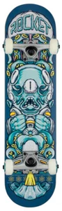 Rocket Complete Skateboard Alien Pile-up Mini - Blue - Picture 1 of 4