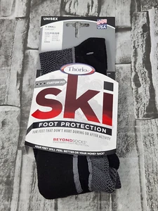 Thorlos Unisex Ski Over Calf Socks Custom Fit (Size X-Small) Steele Raven Grey - Picture 1 of 4