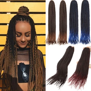 26" Jumbo Box Braids 5 Packs Crochet Box Braids Pre-looped Crotchet Braids Hair - Picture 1 of 21