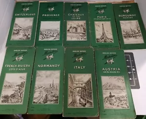 9 Vintage Michelin Tourist Guide 1960s SOME 1ST EDITIONS RARE TRAVEL GUIDES MAPS - Picture 1 of 21
