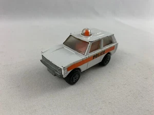 Vintage 1975 Diecast Police Patrol White Matchbox Rolamatics Car - Picture 1 of 4