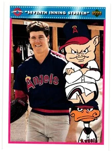 1992 Upper Deck Comic Ball 3 #95 Seventh Inning Stretch California Angels - Picture 1 of 2