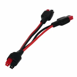DIY DC Power 14awg 6" Cable 2-pole 45A 1 into 2x 30A Y splitter Adapter Wire - Picture 1 of 6