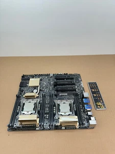 ASUS Z10PE-D8 WS Server Motherboard LGA2011-3 w/ Dual Xeon E5-2687W V4 #10 READ* - Picture 1 of 15