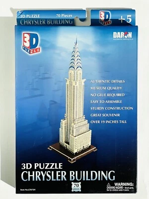 Rompecabezas 3D Daron CF075H Chrysler Building NUEVO Foto 1 de 2