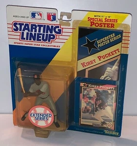 1992 Starting Lineup Kirby Puckett Extended Series MOC  - Picture 1 of 7