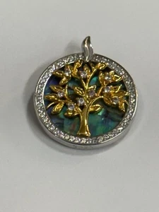 TREE OF LIFE 18K GOLD PL PENDANT/NECKLACE s925 Sterling Silver DELUXE COLLECTION - Picture 1 of 6