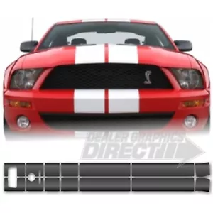 Ford Mustang 2005 - 2009 doble 10" estilo fábrica rayas de carreras DGD - Imagen 1 de 9